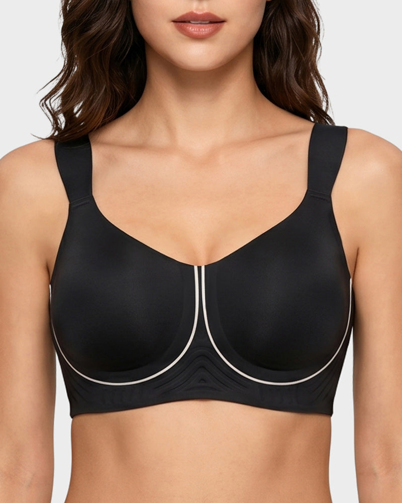 Soutien-gorge minimiseur sans armatures à couvrance totale