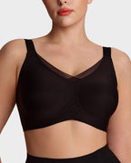 Soutiens-gorge sans armature pour femmes, en maille V, confortables et offrant un bon maintien