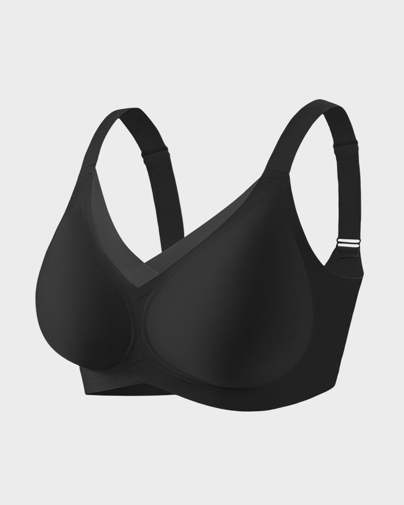 Soutiens-gorge sans armature pour femmes, en maille V, confortables et offrant un bon maintien