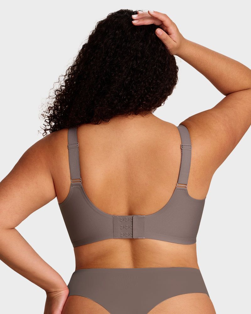 Soutiens-gorge sans armature pour femmes, en maille V, confortables et offrant un bon maintien