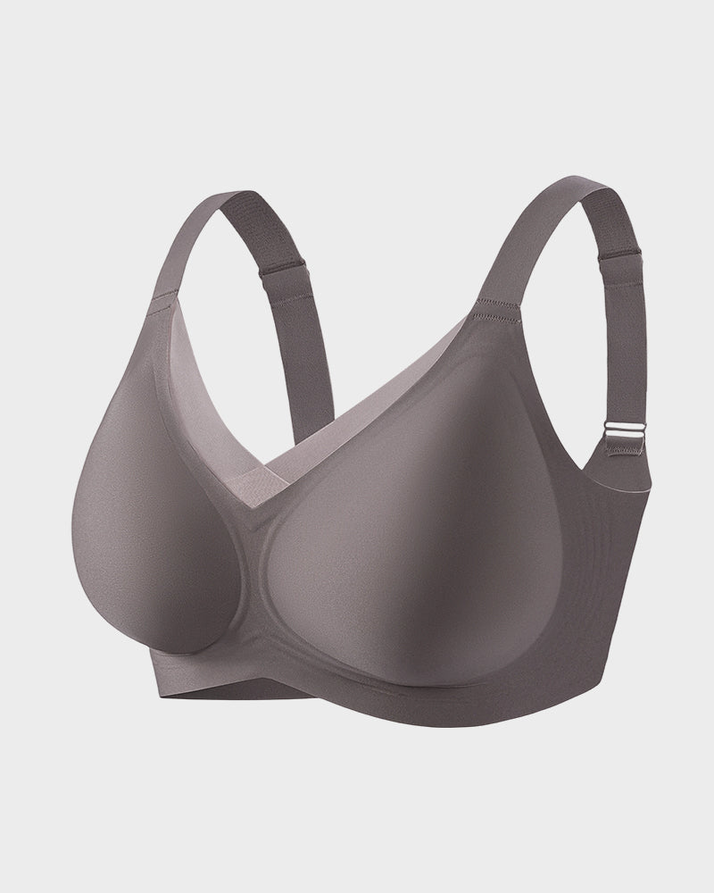 Soutiens-gorge sans armature pour femmes, en maille V, confortables et offrant un bon maintien