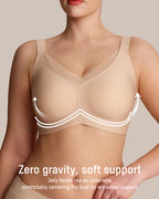 Soutiens-gorge sans armature pour femmes, en maille V, confortables et offrant un bon maintien