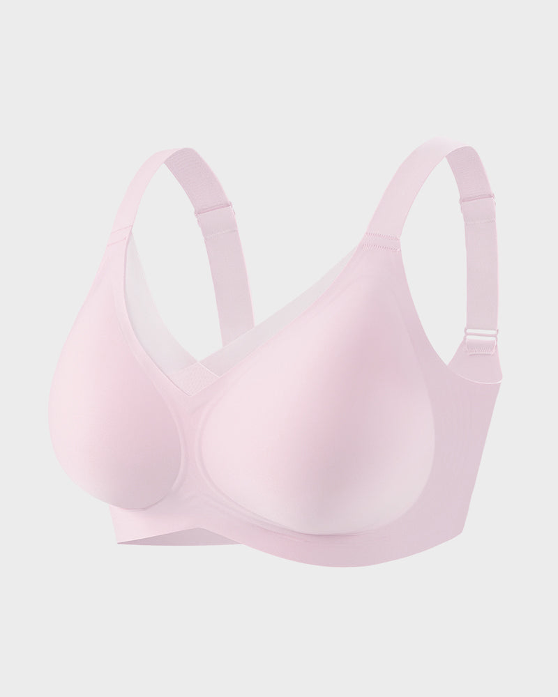 Soutiens-gorge sans armature pour femmes, en maille V, confortables et offrant un bon maintien