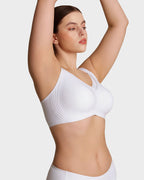 Soutiens-gorge sans armature pour femmes, en maille V, confortables et offrant un bon maintien