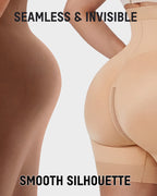 Zip-Front Tummy Control Butt Lifting Shapewear Shorts