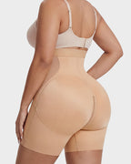 Zip-Front Tummy Control Butt Lifting Shapewear Shorts
