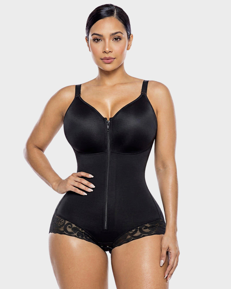 Formgebender Body mit Reißverschluss