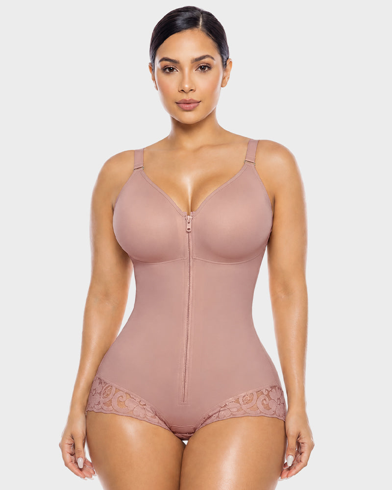 Formgebender Body mit Reißverschluss