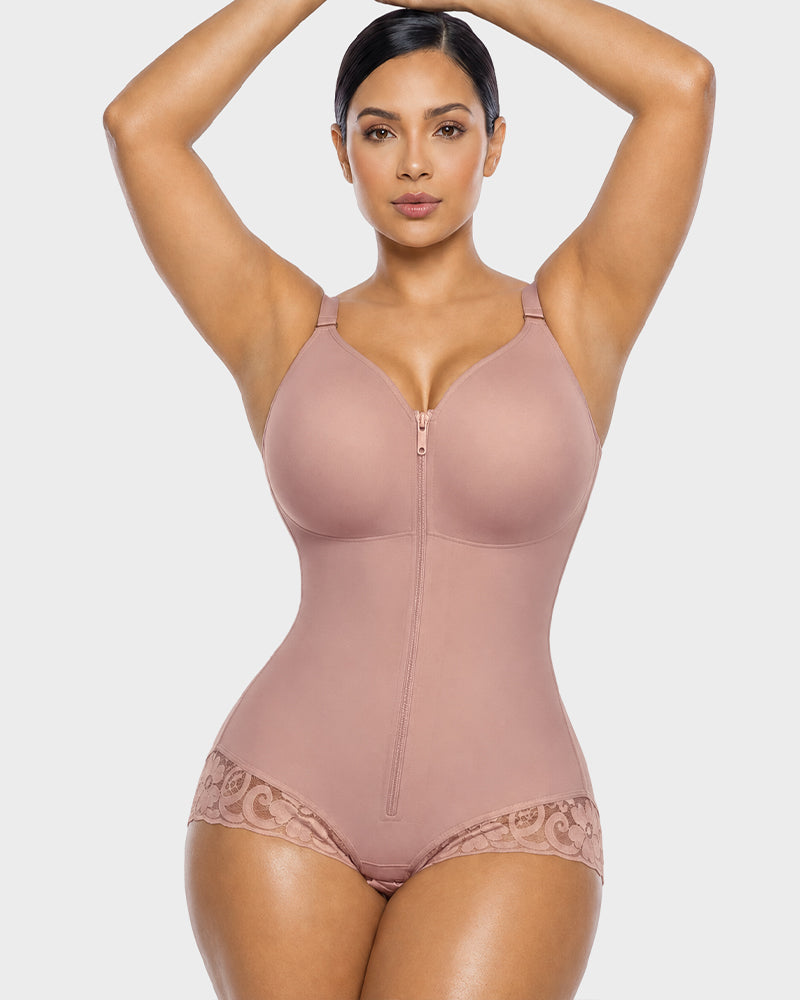 Formgebender Body mit Reißverschluss