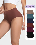 Light Sculpt Nahtloser Slip mit hoher Taille (6er-Pack)